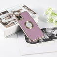thumbnail image 5 of Compatible with iPhone 11 Pro Max 6.5" Luxury Slim Case with Logo Window,Soft TPU Cute Bling Plating Shockproof Camera Lens Protection Case for iPhone 11 Pro Max Women Girls(Purple), 5 of 13