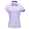 thumbnail image 5 of Womens Golf Shirt Short Sleeve Golf T-shirt Quick Drying Elastic Thin Sportswear Golf Top for Woman Golf Apparel Golf Wear Ladies, 5 of 6