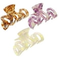 thumbnail image 5 of OUNONA  3 Pcs M-shaped Hairpin Grip Clippers Jaw Clips Girl Accessories Claw for Girls Women's Miss, 5 of 8