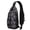 Black-16, variant on Llama Print Sling Backpack, Lightweight Crossbody Daypack with Cute Llama Face Cartoon Pattern, Adorable Kawaii Alpaca Design, Funny and Cute Anti-theft Travel Bag for Daily Use, Outdoor, Gym
