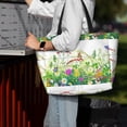 thumbnail image 7 of Daiia Plants and Insects Beach Travel Bag - Water-Resistant Beach Bag, Lightweight Tote with 7 Pockets for Women and Men - Gym,Pool,Camping,Reusable Grocery Bag, 7 of 7
