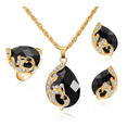 thumbnail image 5 of Crystal Gold Chain Peacock Jewelry Set, 5 of 6