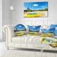 thumbnail image 3 of Designart Morning Glory Pool with Bright Sky - Landscape Photography Throw Pillow - 12x20, 3 of 5