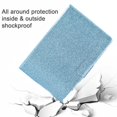 thumbnail image 5 of Dteck Case for Apple iPad Pro 11" 2nd Generation/iPad Air 4th Gen 10.9" (2020 Released),Magnetic Bling Glitter PU Leather Card Holder Wallet Folio Kickstand Cover, Blue, 5 of 5