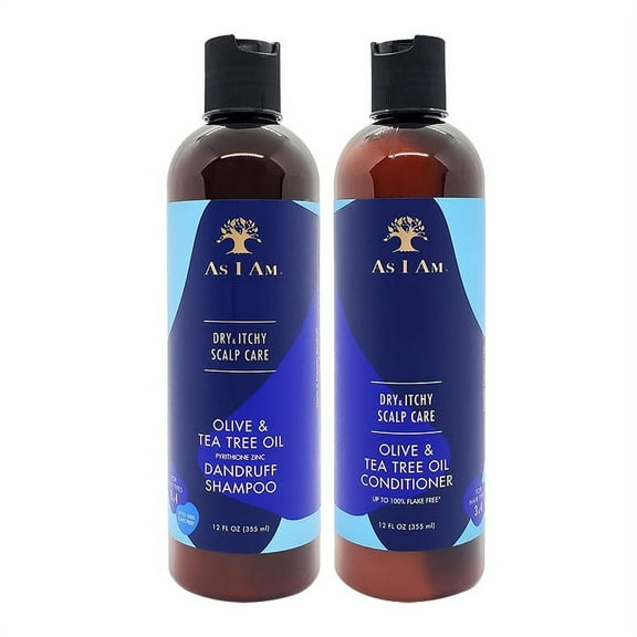 AS I AM Dry & Itchy Scalp Care Shampoo and Conditioner SET 12oz Each