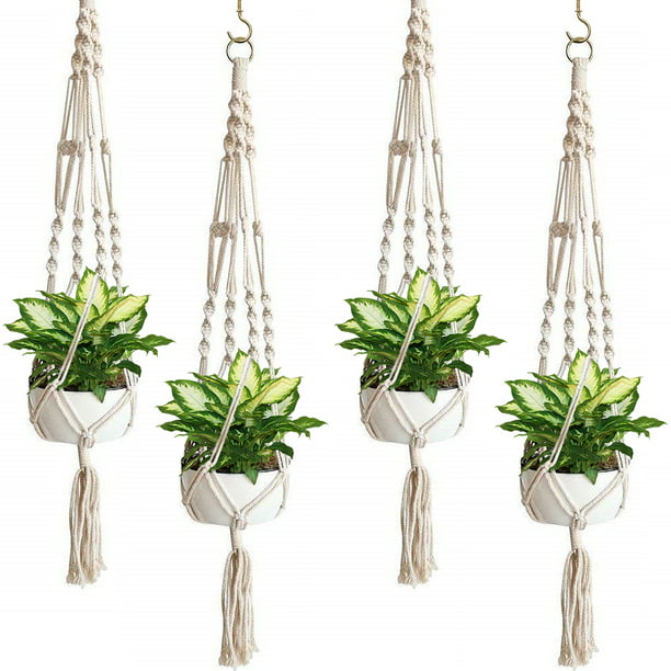 How to care for indoor cotton macrame plant hanger