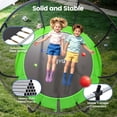 thumbnail image 4 of GVDV 16FT Outdoor Trampoline for Kids & Adults, Recreational Trampoline w/Ladder & Safety Net, 4 of 10
