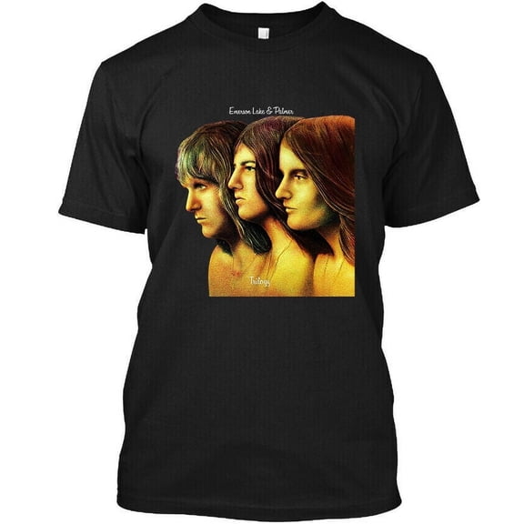 NEW POPULAR Emerson Lake and Palmer Trilogy English Retro Graphic T-SHIRT S-4XL