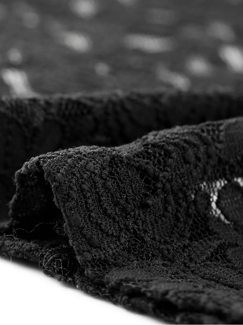 acka lace no sleeve one-piece ブラック　サイズ2 black lace velour camisole dress – tanakadaisuke