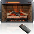 thumbnail image 4 of Tabaray 60" Electric Fireplace TV Stand 27" Fireplace Insert with Remote Overheat Protection can Flame Viewing Without Heat, 4 of 14