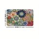 thumbnail image 1 of 1pc Soft and Non-Slip Boho Mandala Bath Rug - Absorbent and Machine Washable Shower Carpet for Home Bathroom - Perfect Bathroom Accessory and Home Decor, 1 of 4
