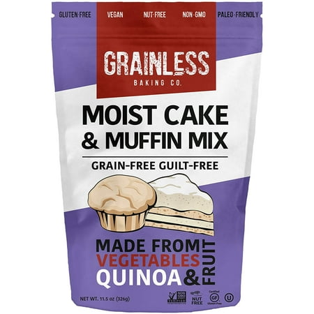 Grainless Grain Free Cake | Muffin Baking Mix, Paleo Friendly, OU Kosher, 1