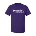 thumbnail image 2 of Dreamin' Dr Martin Luther King Jr. 1963 Men's Graphic T-Shirt, Purple, Large, 2 of 3