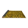 thumbnail image 2 of Ahgly Company Indoor Square Oriental Yellow Modern Area Rugs, 3' Square, 2 of 4