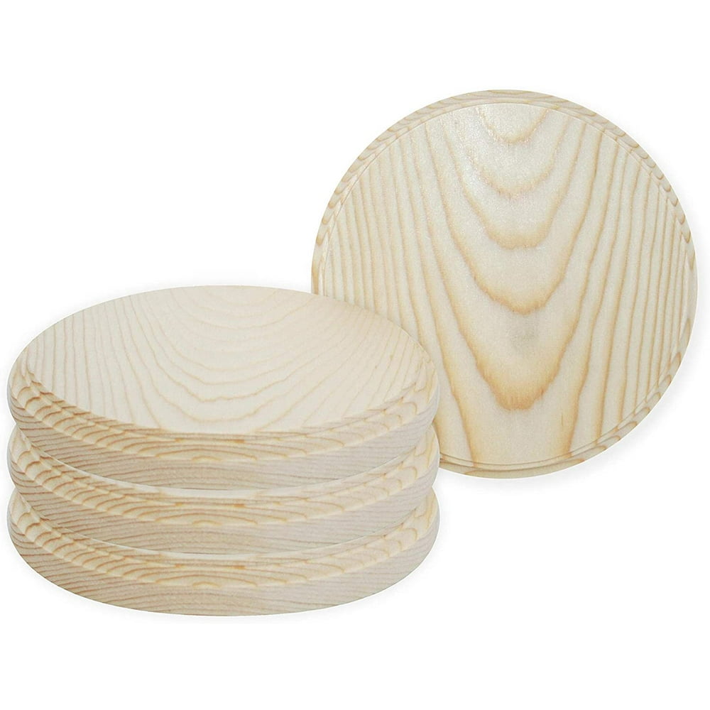 Better Crafts Round Wooden Plaque, Perfect as a Wood Base for Craft
