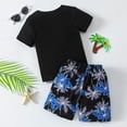 thumbnail image 6 of Tiijoy Summer Boys Beach Outfits Kids Casual Short Sleeve T Shirt Shorts Set, Sizes 2-3, 6 of 6