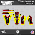 thumbnail image 4 of Kalair GFX Graphics Kit for Husqvarna TC50 (2024) Warrior Series, 4 of 5