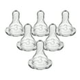 thumbnail image 2 of Dr. Brown's Natural Flow Level 3, Narrow Baby Bottle Nipple, Medium-Fast Flow, 6m+, 100% Silicone, 6 Pack, 2 of 11