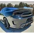 thumbnail image 2 of Ikon Motorsports Compatible with 15-23 Dodge Charger SRT Rear Bumper Diffuser & 2PC Side Aprons Matte Black, 2 of 8