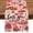 Mushroom, variant on Valentine''s Day Pink Red Love Hearts Table Runner, Buffalo Plaid Polka Dots Stripes Farmhouse Kitchen Dining Table Decor, Wedding Anniversary Holiday Home Decoration Party Supply 13x36 Inches
