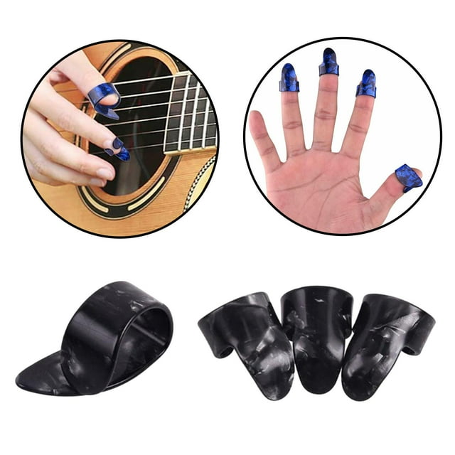 4 piezas púas de púas de púas de guitarra púas de para instrumento de cuerda perfke palillo de dedo de música