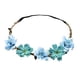 thumbnail image 1 of Diadema floral Yuyangstore Tiara de flores ajustable para Disfraz Cosplay Festival azul, 1 of 8