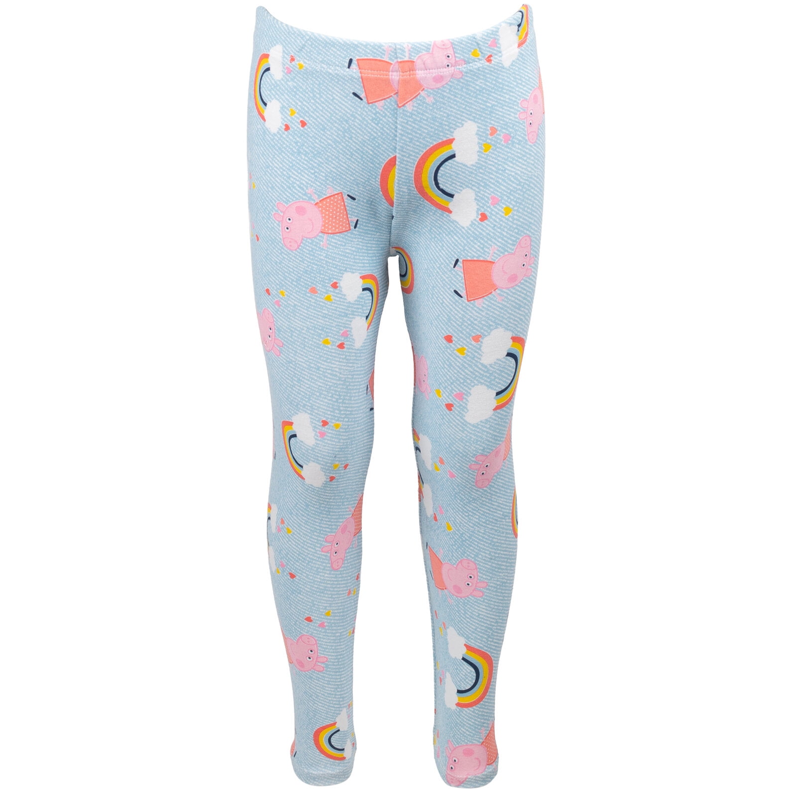Peppa Pig Toddler Girls Peplum T-Shirt and Leggings Outfit Set Toddler to Little Kid