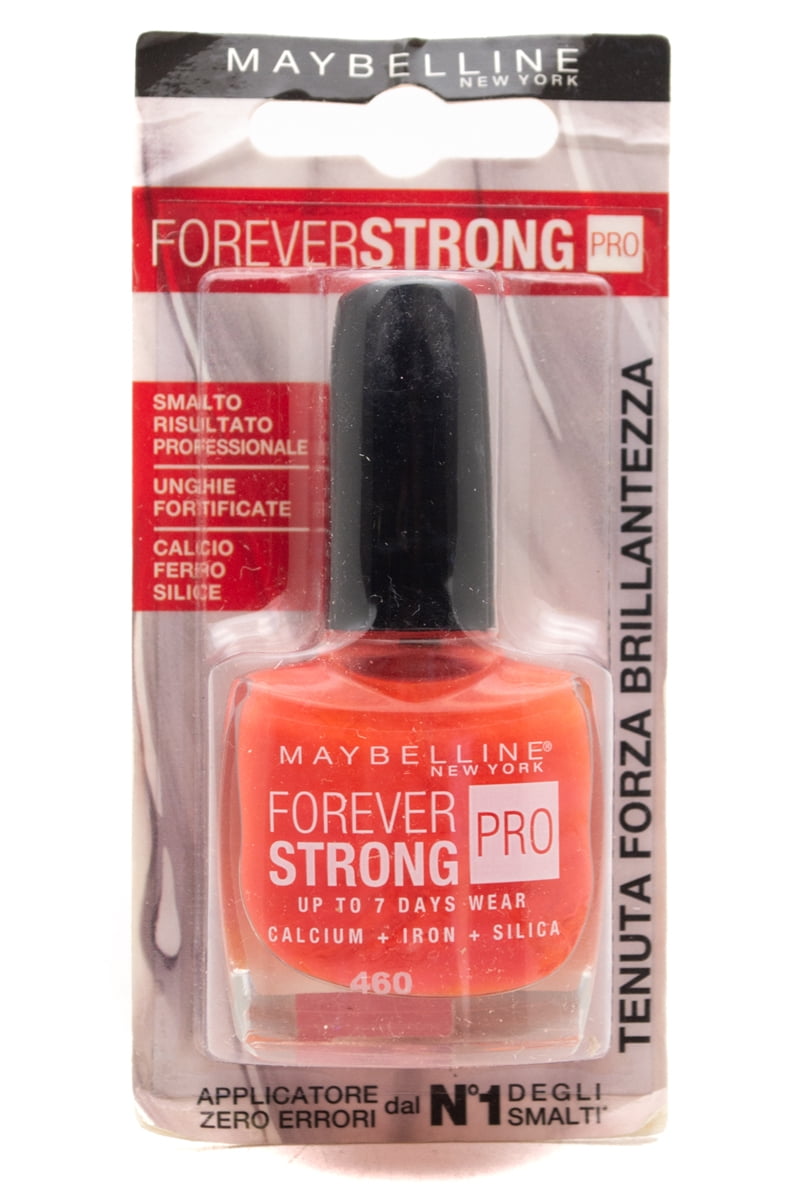 Modsatte kort fusionere Maybelline Forever Strong PRO Nail Lacquer 460 10 mL. - Walmart.com