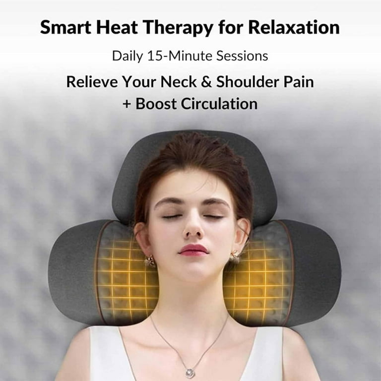 Callixe Thera Pillow Massage Neck Hump, Cervical Massage Traction Bed Back  Pillow, Core Hero 3-in-1 Neck Massage Pillow, Heated Massage Neck Pillow,  ...
