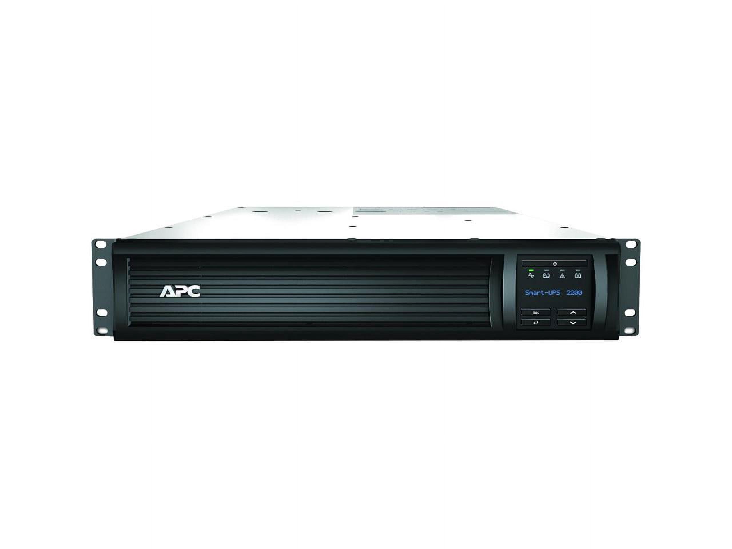 APC SMT2200RM2UNC Smart-Ups 2200Va Lcd Rm 2U - Ups (Rack-Mountable) - Ac 120 V - 1920 Watt - 2200 Va - Ethernet 10/100, Usb - Output Connectors: 8 - 2U - Black