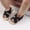 X-21Black, variant on YMNXA Baby Toddler Girls Summer Sandals Slip On Soft Sole Open Toe Comfortable Lightweight Water Shoes For Casual Daily Wear,Black,0-6 Months