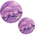 thumbnail image 3 of SKYSONIC Abstract Luxury Lavender Pot Holders Trivets, 2 Pcs Heat Resistant Trivets,Liquid Watercolor Cotton Thread Weave Mats for Hot Pads Pans Pot Bowl Teapot for Kitchen Decor, 3 of 7
