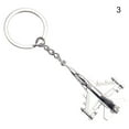 thumbnail image 2 of SPRING PARK Model Train Aircraft Airplane Metal Key Chain Ring Creative Gift Car Keychain Accessories, 2 of 7