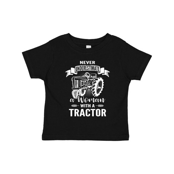 Inktastic Tractor Woman Girls Toddler T-Shirt