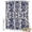 Navy Blue White Light Beige, variant on Shower Curtain Retro Flower Pattern Shower Curtains for Bathroom Decor, Waterproof Polyester Shower Curtain Set with Hooks, Extra Long 72" x 78" White Background