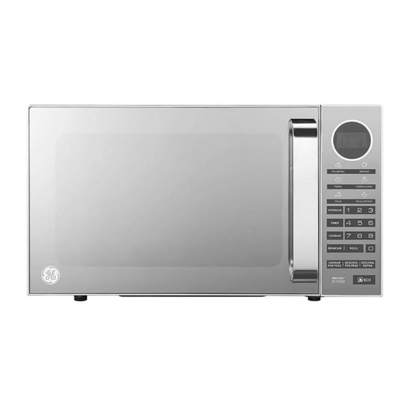 Horno de Microondas GE 0.7 Pies Cúbicos Espejo Acero Inox