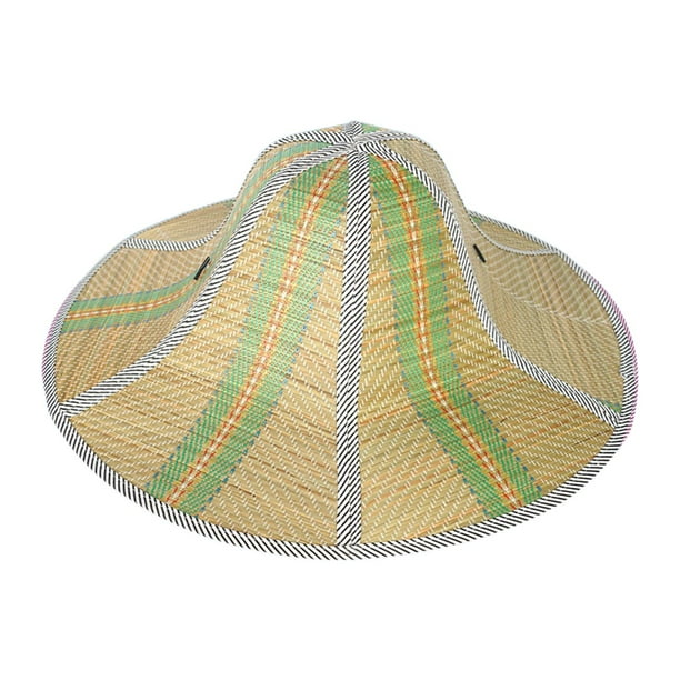 Sombrero de paja plegable Yuyangstore Sombrero para el sol negro
