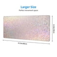 thumbnail image 4 of Disketp Gaming Mouse Pad Glitter Light Pearl Pattern Large Mouse Mat Long Extended Desk Pad Non-Slip Rubber Mice Pads Stitched Edges Thin Pad (11.8x31.5 Inch), 4 of 9