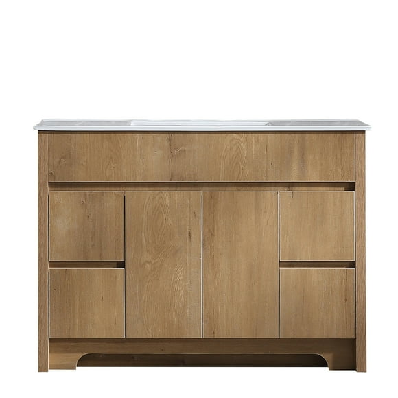 Sera-48" Indy Bathroom Vanity Frosted Oak