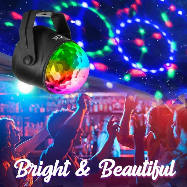Rave multi coloured cheap led disco ball
