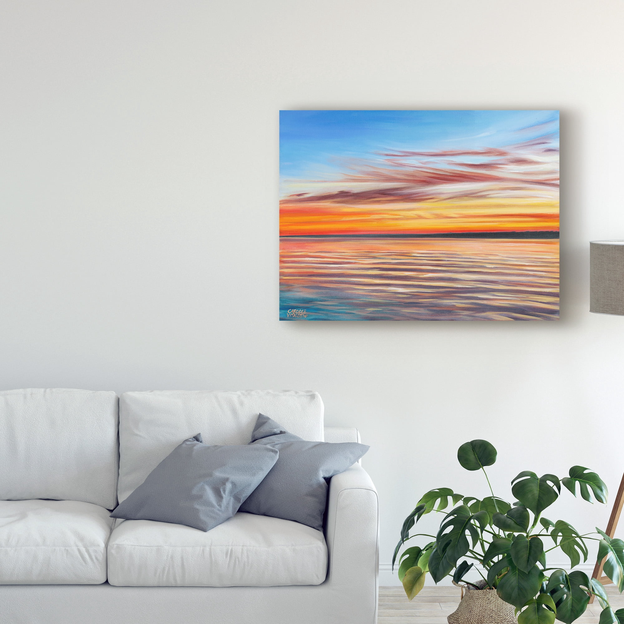 Tranquil Sky I' Canvas Art by Carolee Vitaletti