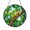 Stained Glass 5.9 Inch, variant on Colorful Frogs Stained Glass Window Suncatcher, Round Butterfly Panel for Cheerful Home Decoration