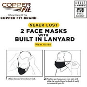 Copper Fit Never Lost Mask 2pk