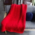 thumbnail image 1 of Thick Crochet Chunky Cable Knit Blanket Beautiful Handmade Cover Yarn Wool Bulky Bed Spread Throw For Home Decor, 1 of 7