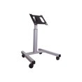 thumbnail image 1 of Chief Large Flat Panel Mobile Cart - For Displays 42-86" - Black - Stand - for flat panel - silver - screen size: 42"-71" - mounting interface: 200 x 200 mm, 1 of 1