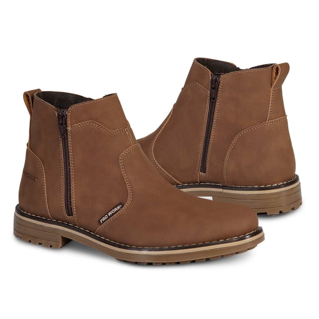 Bota hombre botin vestir vaquera PRO WORK 89719 Canela cafe 29 PRO WORK P89719COAXCANELA