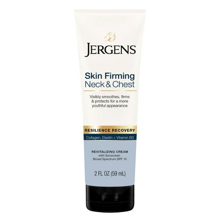 Jergens Skin Firming Revitalizing Cream for Neck & Chest, 2 oz