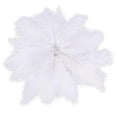 thumbnail image 1 of 20 x natural ostrich feather 25-30cm white decoration festivities, 1 of 5