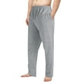thumbnail image 6 of LELINTA Men's and Big Men's Jersey Cotton Pajama Pants, Men's Jersey Jogger Sleep Pant, S-3XL, Grey, 6 of 7