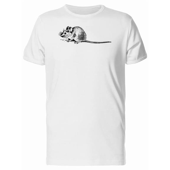 Sketch Of Small Rodent Tee Men's -Image by Shutterstock